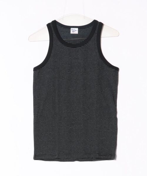 MILLER（ミラー）の「Robert P. Miller / パネルリブタンクトップ / 110C（タンクトップ・メンズ・ブラック/グレー/ブラック系その他/ホワイト/ブラウン・MEDIUM/LARGE/X-LARGE）」の3枚目の写真