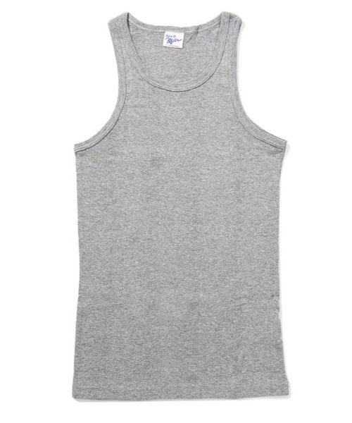 MILLER（ミラー）の「Robert P. Miller / パネルリブタンクトップ / 110C（タンクトップ・メンズ・ブラック/グレー/ブラック系その他/ホワイト/ブラウン・MEDIUM/LARGE/X-LARGE）」の6枚目の写真