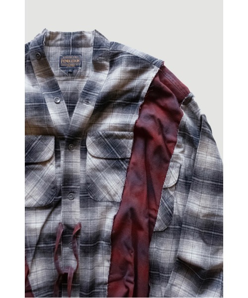 DISCOVERED（ディスカバード）の「× PENDLETON DOCKING WIDE SAMUE SHIRT（シャツ/ブラウス・メンズ・ブルー系その他/ミント/ブラック系その他2/チャコールアッシュ/ブルー/ブラック系その他・FREE）」の7枚目の写真