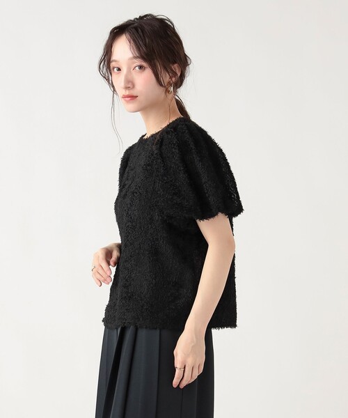 BEAMS HEART（ビームスハート）の「シャギー バルーン プルオーバー（シャツ/ブラウス・レディース・サックスブルー/ブラック/ホワイト系その他5・FREE）」の2枚目の写真