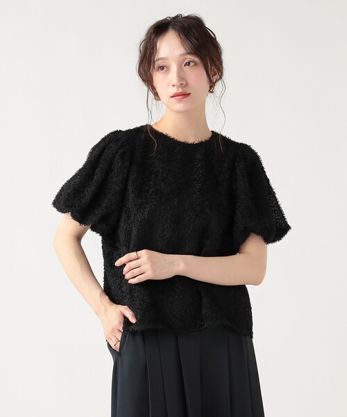 BEAMS HEART（ビームスハート）の「シャギー バルーン プルオーバー（シャツ/ブラウス・レディース・サックスブルー/ブラック/ホワイト系その他5・FREE）」の17枚目の写真