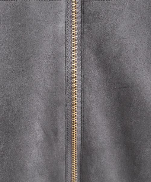 DRESKIP（ドレスキップ）の「【S-LL】マットな色味が大人な雰囲気 スエード調フードコート（その他アウター・レディース・アイボリー/ブラウン系/チャコールグレー・01/02/03/04）」の20枚目の写真