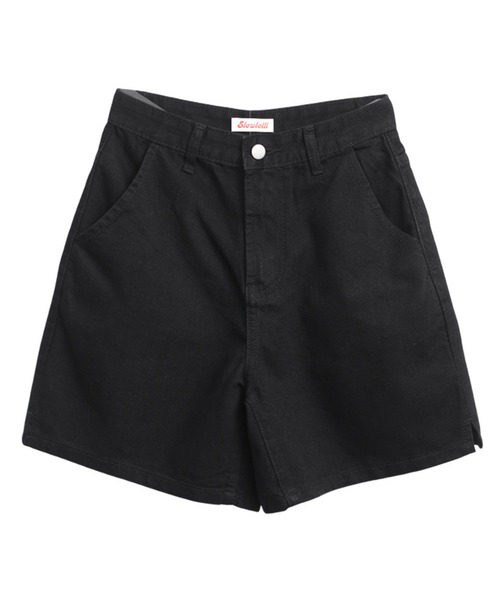 SLOWLOLLI(スローローリ)の「Side slit denim short pants - Light Blue(その他パンツ・レディース・グレー/ライトブルー/ブラック・1(S)/2(M)/3(L))」の2枚目の写真