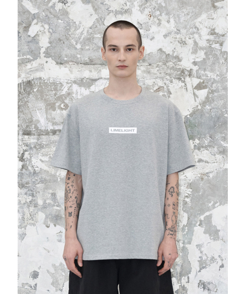 LIMELIGHT APPAREL(ライムライトアパレル)の「アパレルボックスロゴTシャツ(グレー杢/ホワイト)(Tシャツ/カットソー・メンズ・その他・SMALL/MEDIUM/LARGE/X-LARGE)」の1枚目の写真