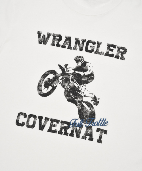 COVERNAT（カバーナット）の「[カバーナットXラングラー] モーターサイクルピグメントTシャツ ホワイト（Tシャツ/カットソー・レディース・その他・SMALL/MEDIUM/LARGE/X-LARGE）」の6枚目の写真