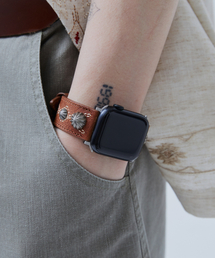OGARP（オガープ）の「Concho Leather Smartwatch Strap Brown（デジタル腕時計）」