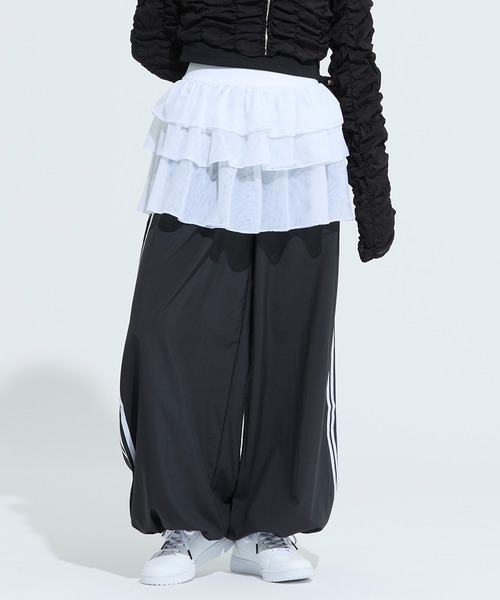 adidas（アディダス）の「アディダス オリジナルス レース ADILENIUM FB TP パンツ / アディダスオリジナルス adidas Originals（スウェットパンツ・レディース・ブラック/レッド・X-LARGE/LARGE/XX-LARGE/MEDIUM/X-SMALL/SMALL）」の13枚目の写真