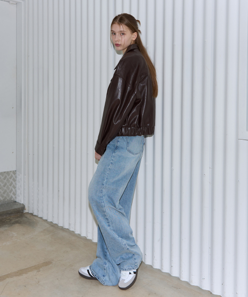 OURDAYZ（アワーデイズ）の「ベルイズワイドレッグデニムパンツ[ライトブルー]（デニムパンツ・レディース・その他・LARGE/MEDIUM/SMALL/X-SMALL）」の6枚目の写真