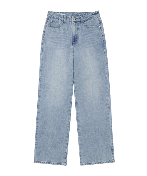 OURDAYZ（アワーデイズ）の「ベルイズワイドレッグデニムパンツ[ライトブルー]（デニムパンツ・レディース・その他・LARGE/MEDIUM/SMALL/X-SMALL）」の7枚目の写真