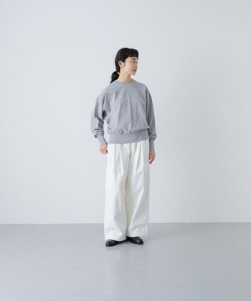 かぐれ（カグレ）の「オープンエンドクルーネックプルオーバー（Tシャツ/カットソー・レディース・チャコールグレー/グレー・FREE）」の6枚目の写真