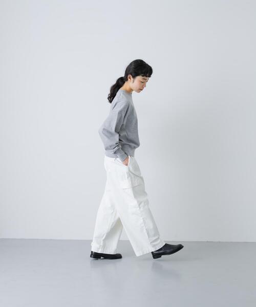 かぐれ（カグレ）の「オープンエンドクルーネックプルオーバー（Tシャツ/カットソー・レディース・チャコールグレー/グレー・FREE）」の8枚目の写真