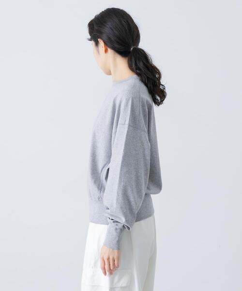 かぐれ（カグレ）の「オープンエンドクルーネックプルオーバー（Tシャツ/カットソー・レディース・チャコールグレー/グレー・FREE）」の10枚目の写真