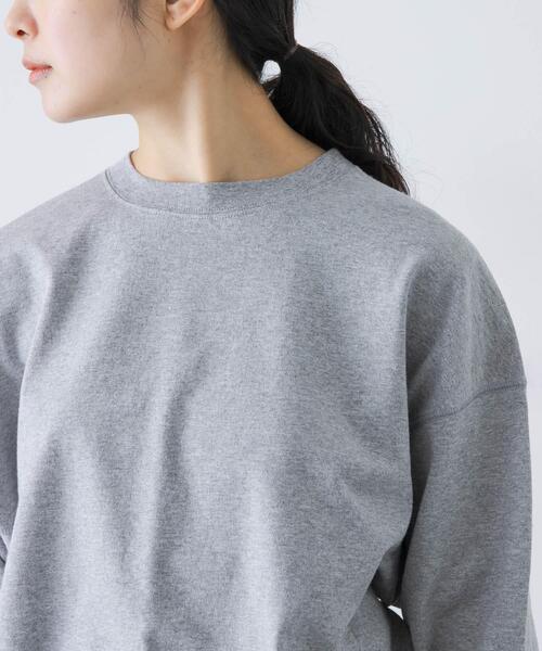 かぐれ（カグレ）の「オープンエンドクルーネックプルオーバー（Tシャツ/カットソー・レディース・チャコールグレー/グレー・FREE）」の13枚目の写真