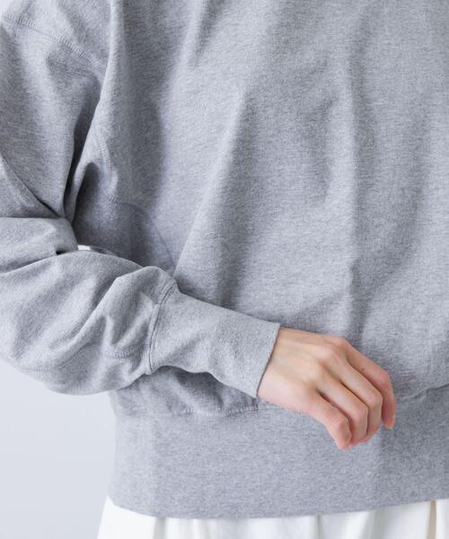 かぐれ（カグレ）の「オープンエンドクルーネックプルオーバー（Tシャツ/カットソー・レディース・チャコールグレー/グレー・FREE）」の14枚目の写真