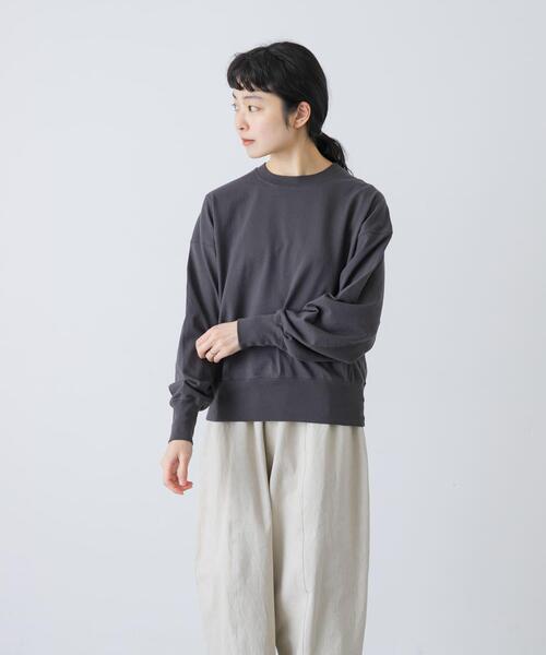 かぐれ（カグレ）の「オープンエンドクルーネックプルオーバー（Tシャツ/カットソー・レディース・チャコールグレー/グレー・FREE）」の21枚目の写真