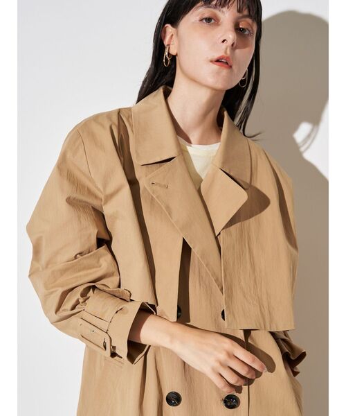ELENDEEK（エレンディーク）の「2WAYトレンチコート（トレンチコート・レディース・ベージュ/ライトグレー・FREE）」の10枚目の写真