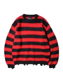 モヘアニット」に該当するニット/セーター（レッド/赤色系