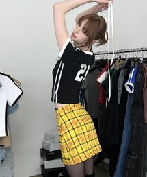 ORIGINAL MINI CHECK SKIRT (YELLOW)