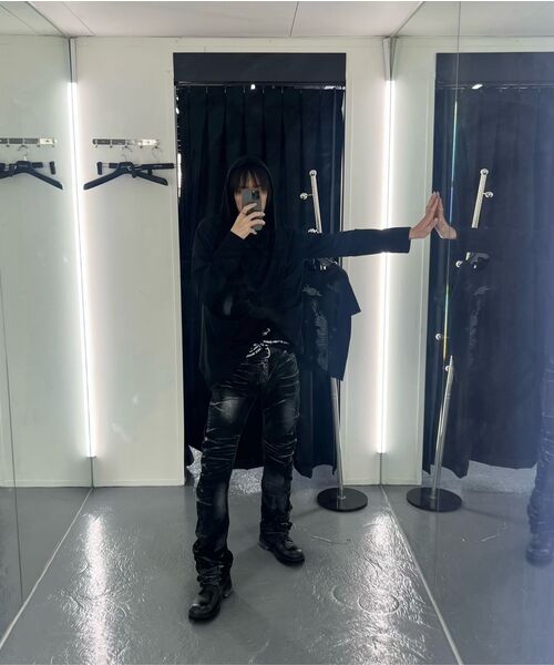 LECYTO（レシト）の「Avant-garde Drape Hood_[Black]（パーカー・メンズ・その他・FREE）」の3枚目の写真