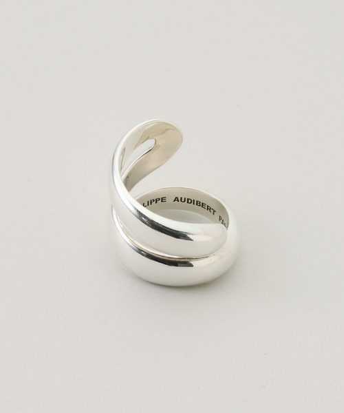 PHILIPPE AUDIBERT(フィリップ オーディベール)の「【PHILIPPE AUDIBERT】 Paige ring brass silve(リング・レディース・シルバー・FREE)」の4枚目の写真