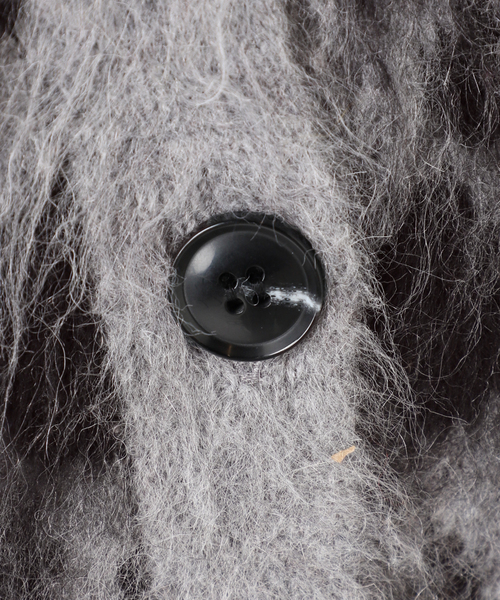 セール】レオパードシャギーニットカーディガン（カーディガン/ボレロ