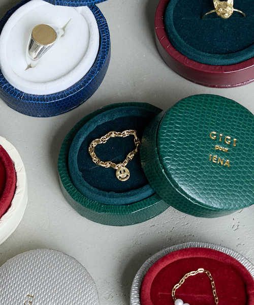 WEB限定/追加》GIGI/ジジ 別注 SMILE CHAIN RING EX（リング）｜IENA