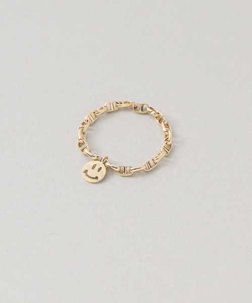 IENA（イエナ）の「《WEB限定/追加》GIGI/ジジ 別注 SMILE CHAIN RING EX（リング・レディース・ゴールド・13）」の7枚目の写真