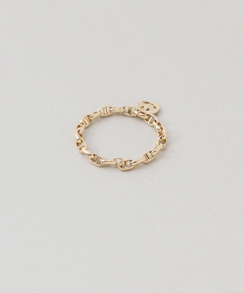 IENA（イエナ）の「《WEB限定/追加》GIGI/ジジ 別注 SMILE CHAIN RING EX（リング・レディース・ゴールド・13）」の8枚目の写真