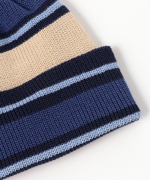 BEAMS（ビームス）の「マルチボーダー ワッチキャップ（ハット・メンズ・グレー/ベージュ/ブラウン/ブラック・ONE SIZE）」の7枚目の写真