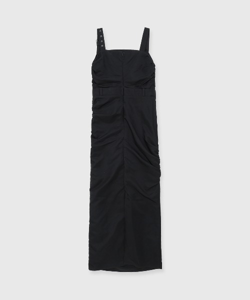 JOSE MOON(ジョゼムーン)の「CODE BELTED DRESS/コードベルトドレス(ワンピース・レディース・カーキ/ブラック・38/36)」の20枚目の写真