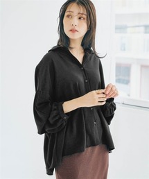 nissen | 袖丈が変えられるウエストタックシャツ(シャツ/ブラウス)