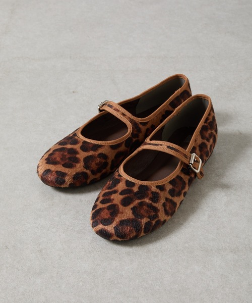 COLONY 2139（コロニートゥーワンスリーナイン）の「メリージェーンバレエシューズ（バレエシューズ・レディース・レオパード/ブラック・MEDIUM/LARGE）」の18枚目の写真