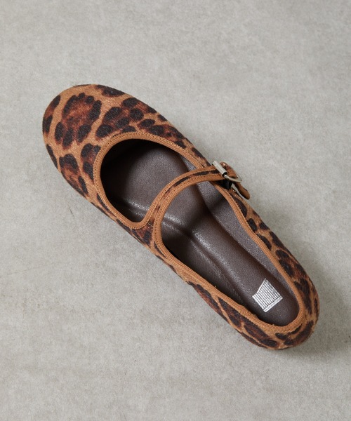 COLONY 2139（コロニートゥーワンスリーナイン）の「メリージェーンバレエシューズ（バレエシューズ・レディース・レオパード/ブラック・MEDIUM/LARGE）」の7枚目の写真