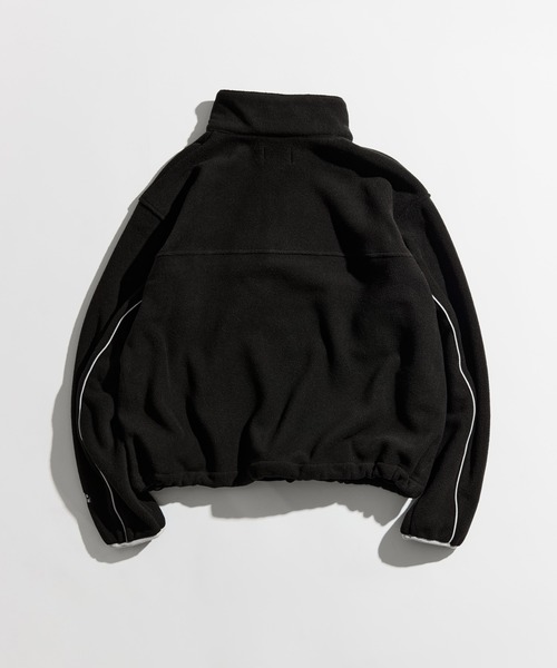 WETTEMPT（ウィテンプト）の「HALF ZIP FLEECE PULLOVER / ハーフジップフリースプルオーバー（スウェット・メンズ・グレー/ブラック・LARGE/MEDIUM/SMALL）」の4枚目の写真