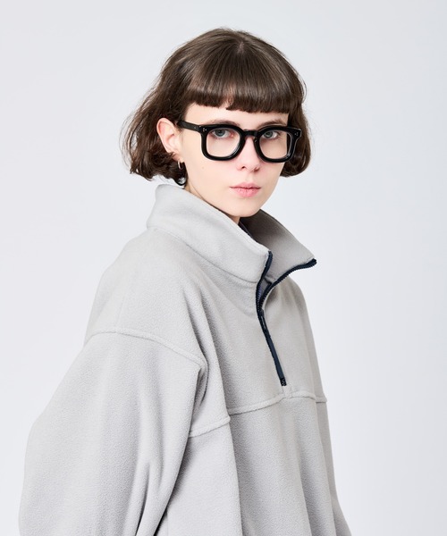 WETTEMPT（ウィテンプト）の「HALF ZIP FLEECE PULLOVER / ハーフジップフリースプルオーバー（スウェット・メンズ・グレー/ブラック・LARGE/MEDIUM/SMALL）」の22枚目の写真