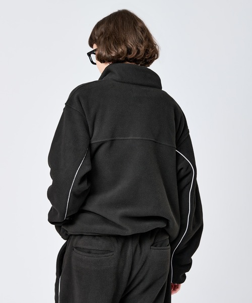 WETTEMPT（ウィテンプト）の「HALF ZIP FLEECE PULLOVER / ハーフジップフリースプルオーバー（スウェット・メンズ・グレー/ブラック・LARGE/MEDIUM/SMALL）」の8枚目の写真