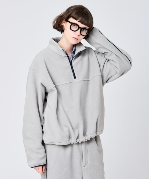 セール】HALF ZIP FLEECE PULLOVER / ハーフジップフリースプル