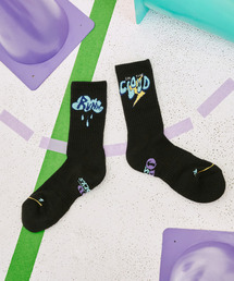 ODDSOCKS（オッドソックス）の「クールマックスランニングクルーソックスマラソンソックス - オンザクラウド（ブラック）（スポーツグッズ）」