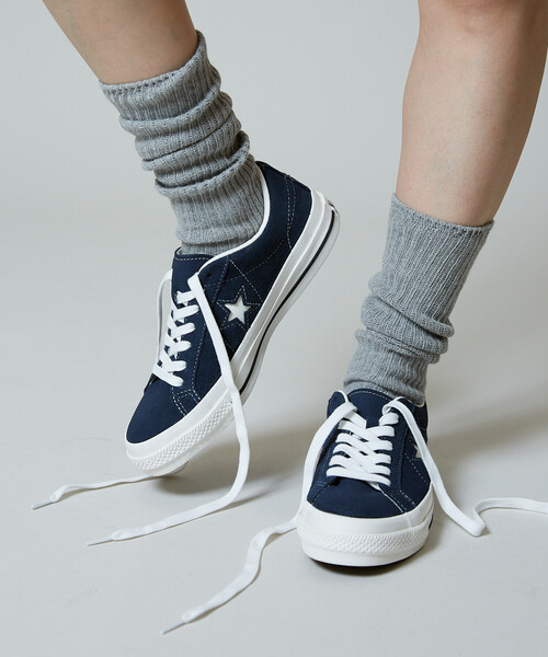 CONVERSE（コンバース）の「CONVERSE/コンバース ONE STAR SUEDE[23.0~25.0cm]限定展開/ワンスター スエード（スニーカー・レディース・ネイビー/ブラック・25.0cm/24.0cm/23.0cm）」の5枚目の写真