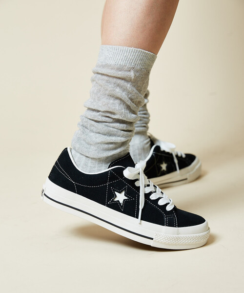 CONVERSE（コンバース）の「CONVERSE/コンバース ONE STAR SUEDE[23.0~25.0cm]限定展開/ワンスター スエード（スニーカー・レディース・ネイビー/ブラック・25.0cm/24.0cm/23.0cm）」の6枚目の写真