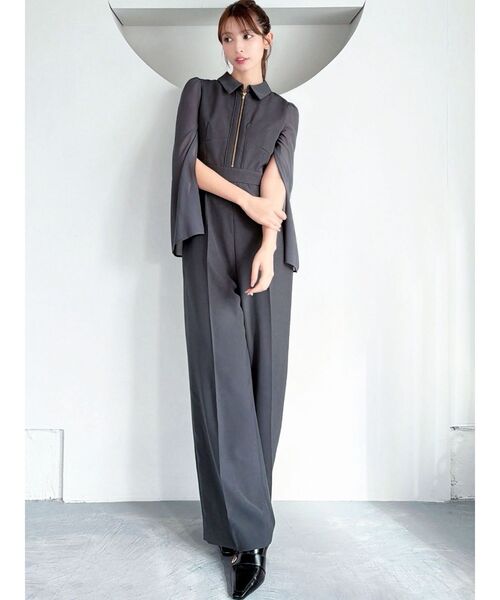 RESEXXY(リゼクシー)の「シアースリーブコンビネゾン(ワンピース・レディース・ブラック/チャコールグレー・SMALL/MEDIUM)」の13枚目の写真