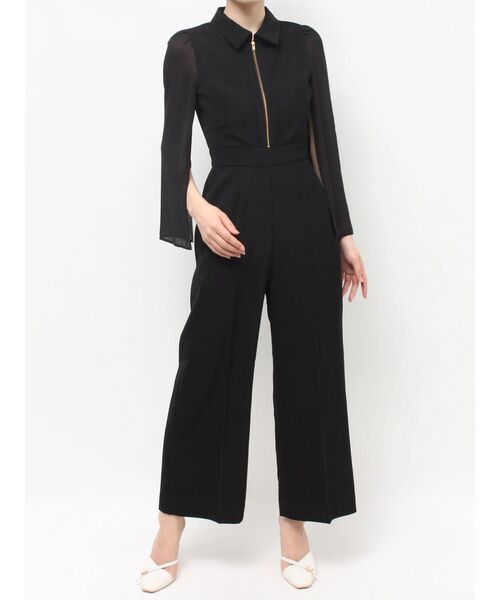 RESEXXY(リゼクシー)の「シアースリーブコンビネゾン(ワンピース・レディース・ブラック/チャコールグレー・SMALL/MEDIUM)」の11枚目の写真