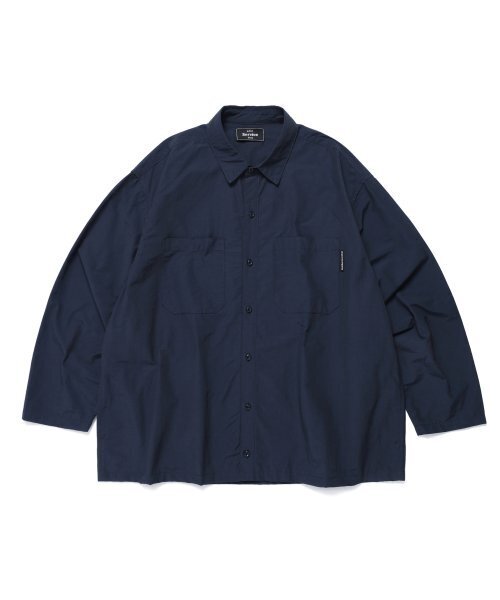 eastserviceshop(イーストサービスショップ)の「Side Pocket Long Shirt - Navy(シャツ/ブラウス・レディース・その他・SMALL/MEDIUM/LARGE)」の1枚目の写真