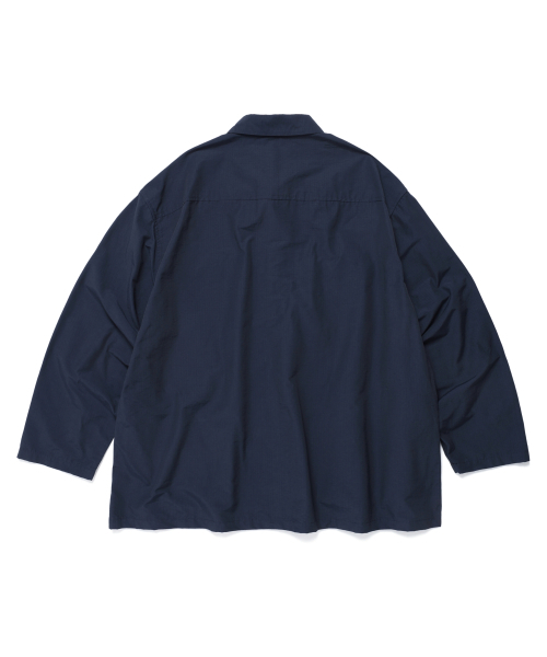 eastserviceshop(イーストサービスショップ)の「Side Pocket Long Shirt - Navy(シャツ/ブラウス・レディース・その他・SMALL/MEDIUM/LARGE)」の2枚目の写真