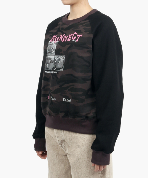 SUNNECT(ソネクト)の「W.A.M. Raglan Sweatshirt - Black(スウェット・レディース・その他・OS)」の3枚目の写真