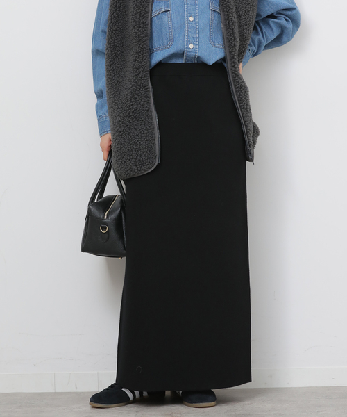 JOURNAL STANDARD relume(ジャーナルスタンダード レリューム)の「《追加》ウォッシャブルミラノリブIラインスカート(スカート・レディース・ブラック/ブラウン/チャコールグレー・FREE)」の8枚目の写真