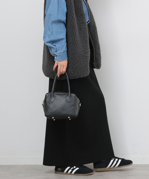 JOURNAL STANDARD relume(ジャーナルスタンダード レリューム)の「《追加》ウォッシャブルミラノリブIラインスカート(スカート・レディース・ブラック/ブラウン/チャコールグレー・FREE)」の10枚目の写真