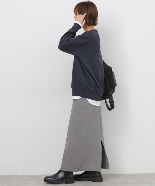 JOURNAL STANDARD relume(ジャーナルスタンダード レリューム)の「《追加》ウォッシャブルミラノリブIラインスカート(スカート・レディース・ブラック/ブラウン/チャコールグレー・FREE)」の14枚目の写真