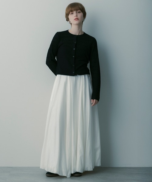 SERENO(セレーノ)の「バルーンギャザースカート(スカート・レディース・ホワイト/ブラック・M/S)」の15枚目の写真