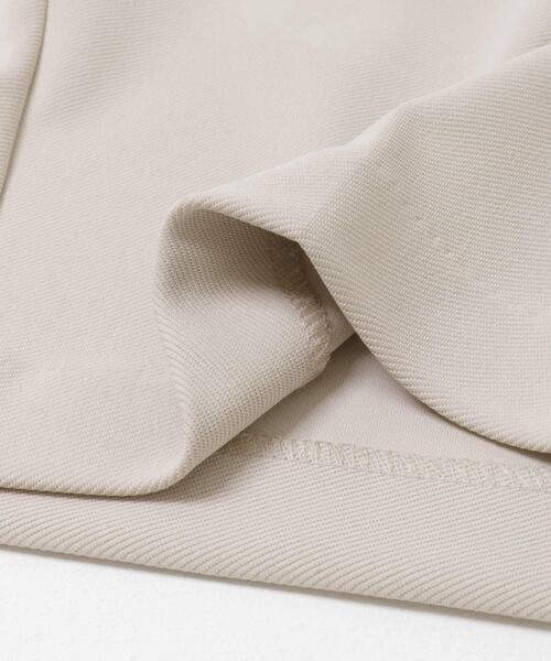 URBAN RESEARCH ROSSO WOMEN（アーバンリサーチ　ロッソ）の「ストレッチツイルタックストレートパンツ（その他パンツ・レディース・ブラック/ライトベージュ・36/38）」の12枚目の写真